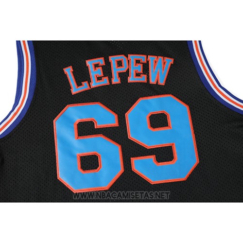 Camiseta Tune Squad Lepew NO 69 Negro